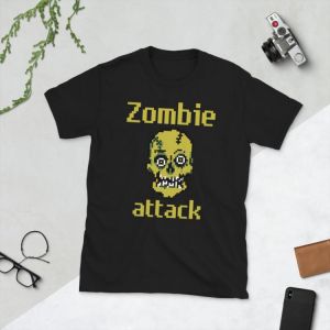 לגיימר - ציוד גיימינג ומחשבים ביגוד ואופנה לגיימר חולצת גיימר Zombie attack